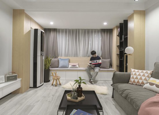 120m2北歐風(fēng)格裝修，經(jīng)典耐看有格調(diào)