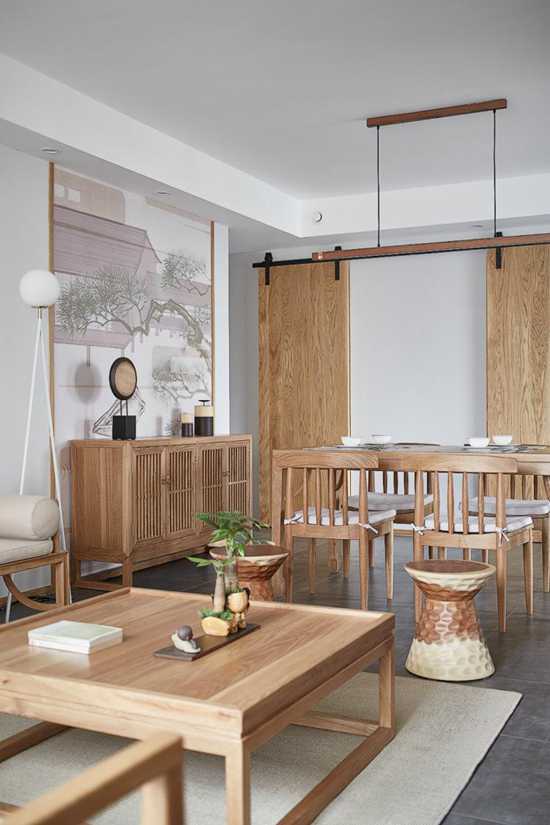 標(biāo)題一：130m2新中式風(fēng)格，東方禪意，不期而遇