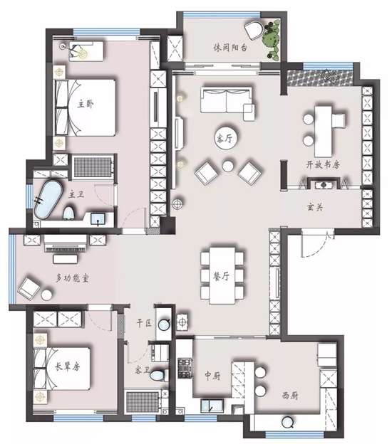 美式輕奢150㎡家居，給你想要的詩和遠方