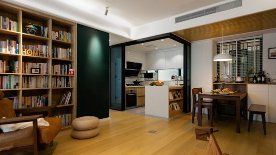 在家里開個圖書角，99㎡日式家居，這樣開闊的設(shè)計瞬間擴(kuò)大5㎡
